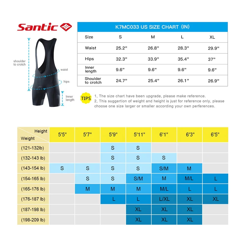 Black 4D Padded Cycling Bib Shorts E6145