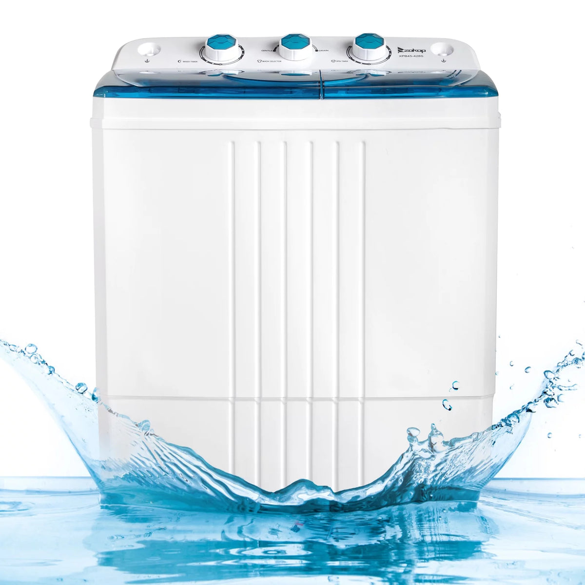 Compact Twin Tub Portable Mini Washing Machine with Drain Pump I871