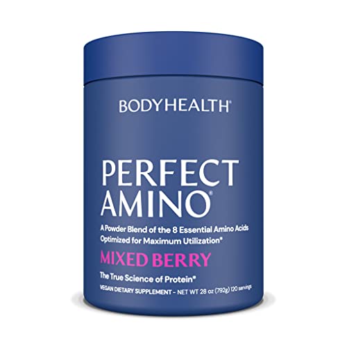 PerfectAmino Powder Mixed Berry 120 Servings 8 Essential Amino Acids Supplement T7753