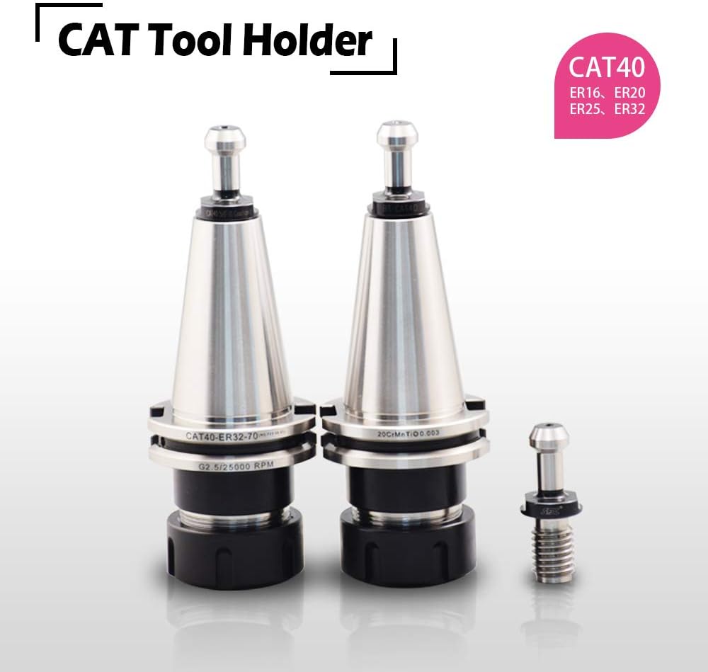 CAT40 ER32 70mm Tool Holder with Pull Studs and Collet Chuck D522072