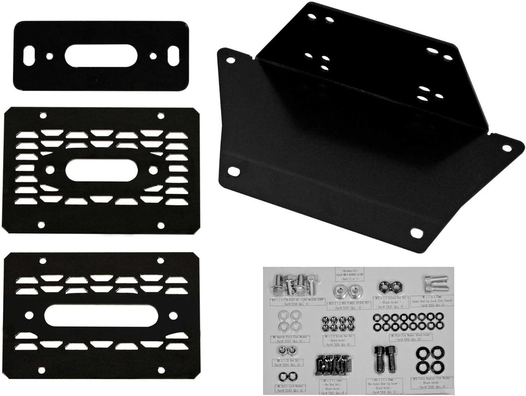 3/16" Steel Winch Mounting Plate, Pack of 2 G827497