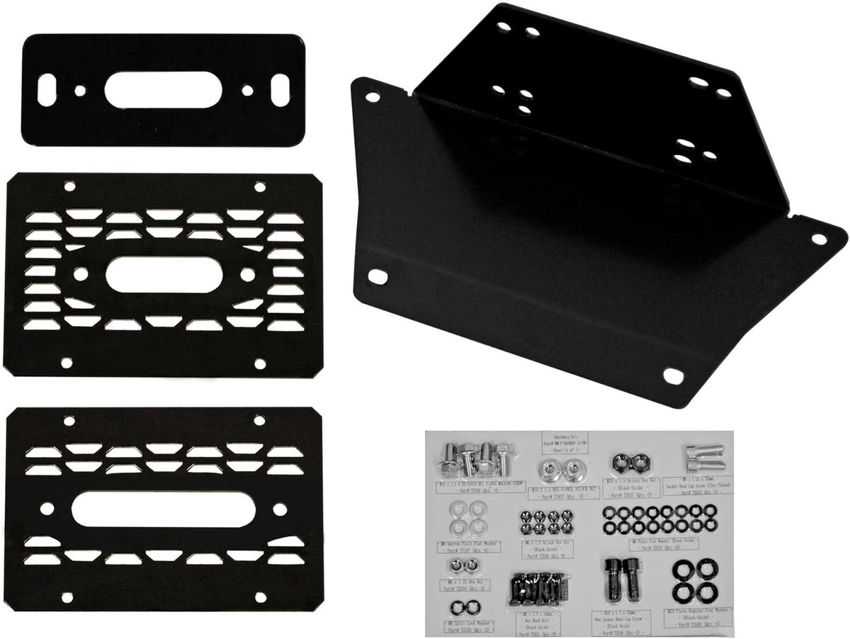 3/16" Steel Winch Mounting Plate, Pack of 2 G827497