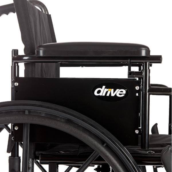 Lightweight Dual Axle Wheelchair with Adjustable Detachable Arms, Elevating Leg Rests, 20x22 F1142