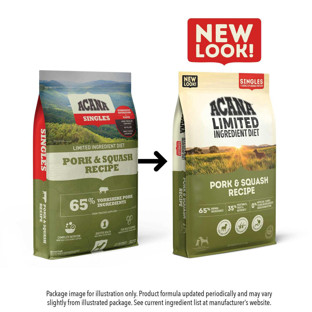 Pork Squash Dry Dog Food Y5788