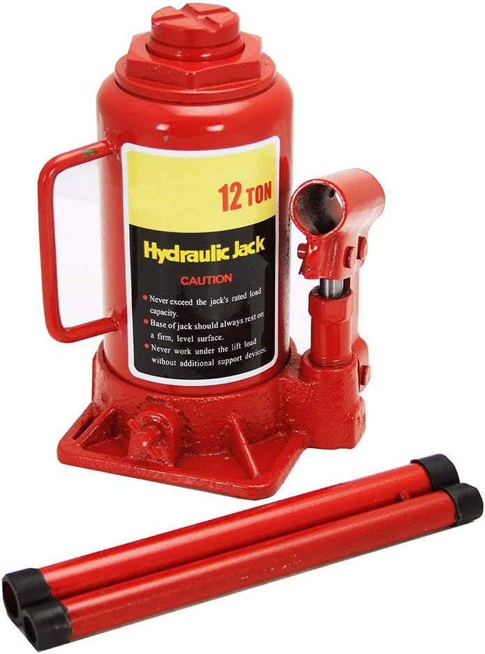 12 Ton Hydraulic Bottle Jack with Handle R54194