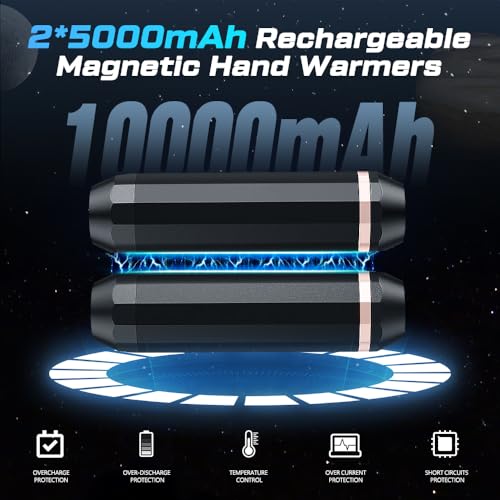 3-in-1 Rechargeable Hand Warmers 10000mAh Portable Pocket Heater U147