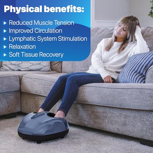Foot Massager Machine with Deep-Kneading, Compression, Shiatsu, and Heat U68847