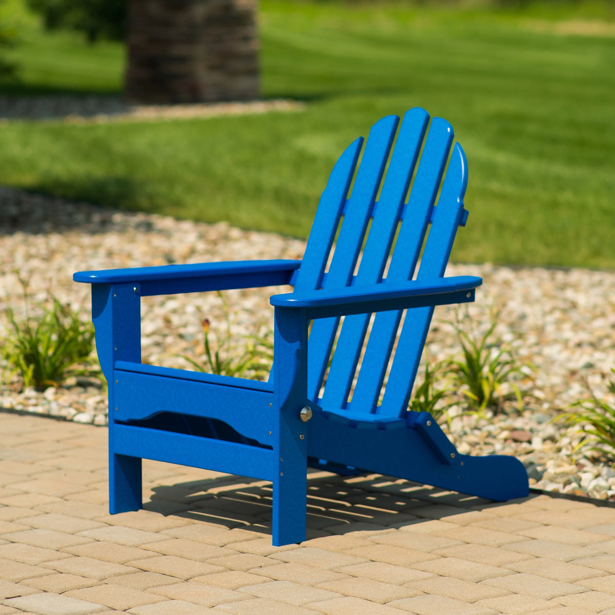 16-Pc Folding Adirondack Chair Set with Ottomans and Side Tables L9573