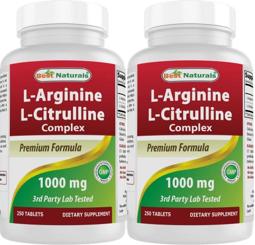 L-Arginine L-Citruline Complex Tablets, 250 Count K9532