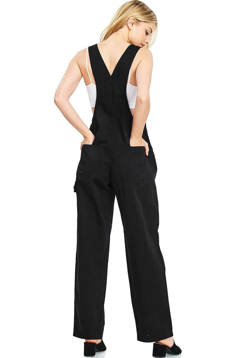 Baggy Straight Leg Overalls D9331