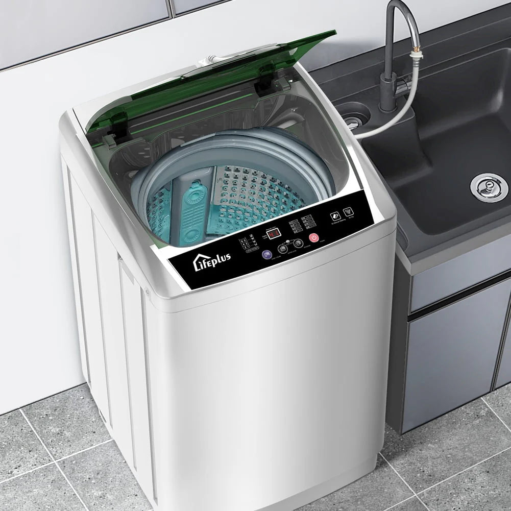 Portable Full-Automatic 1.8 Cu. ft. Top Load Laundry Washer Y847