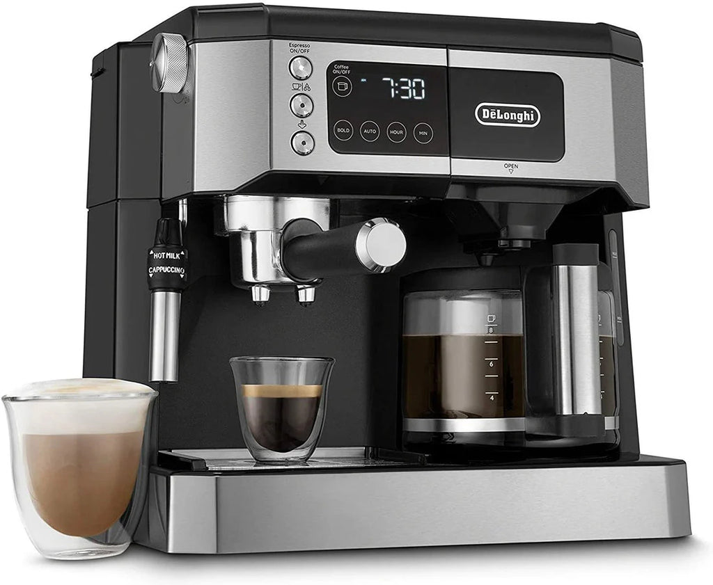 Combination Pump Espresso & Drip Coffee Maker 10-cup Glass Carafe M342029