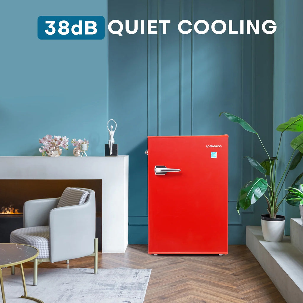 4.5 Cu Ft Retro Compact Refrigerator with Freezer V884687