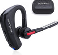 Bluetooth Headset with Dual Mic Noise Cancelling Storage Case Pack of 2 J14108
