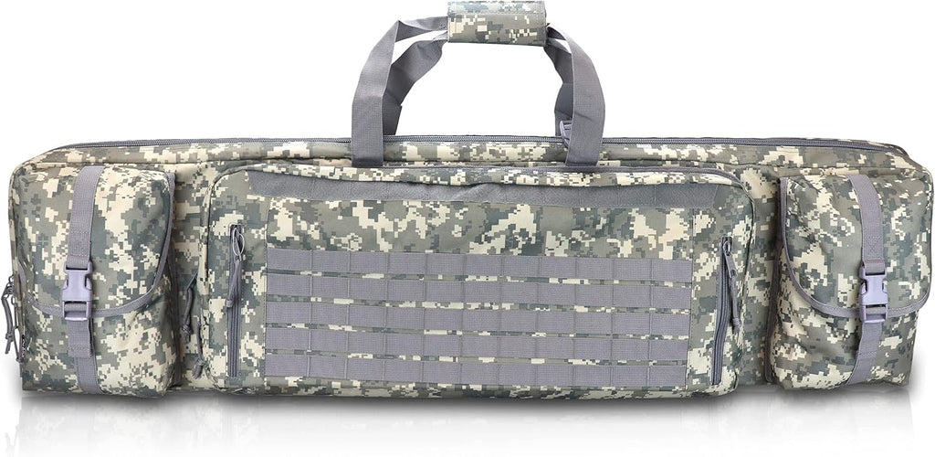 Tactical Double Rifle Case with Pistol Storage P1444