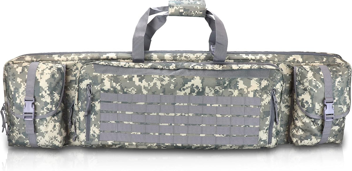 Tactical Double Rifle Case with Pistol Storage P1444