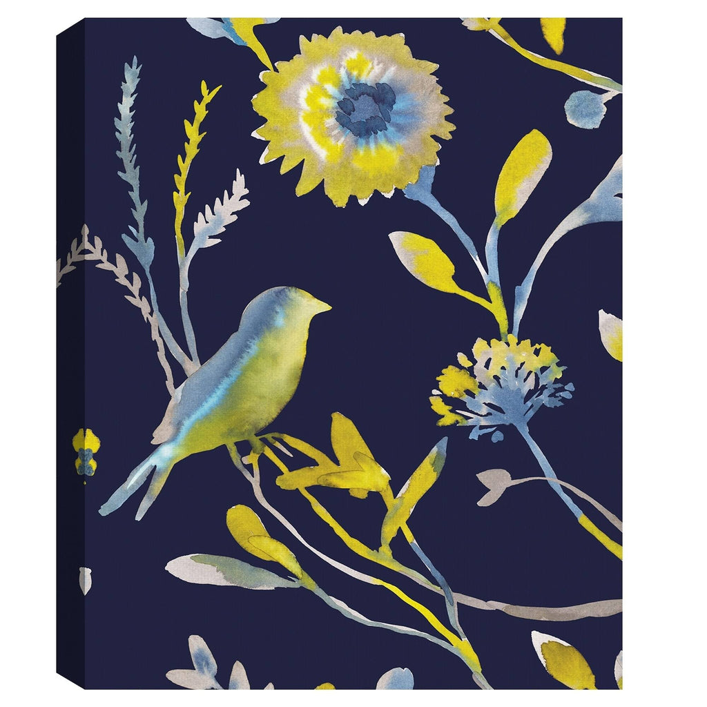 Birds and Feathers Canvas Art Set of II 16 inch x 20 inch J945