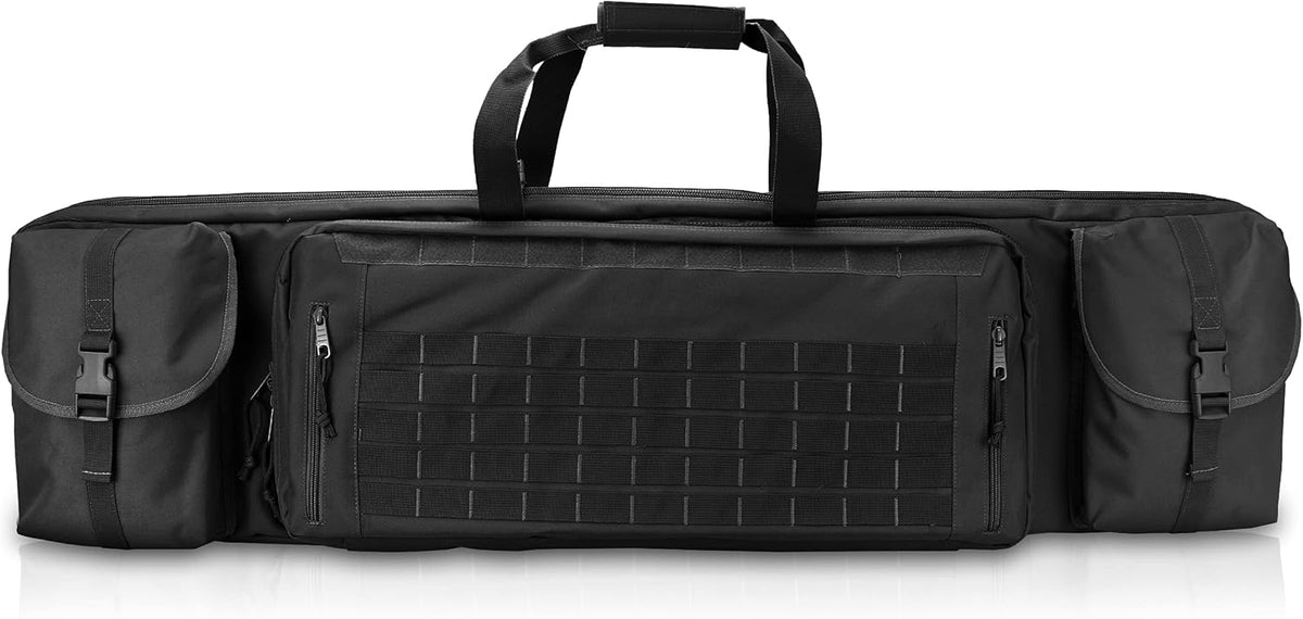 Tactical Double Rifle Case with Pistol Storage P1444