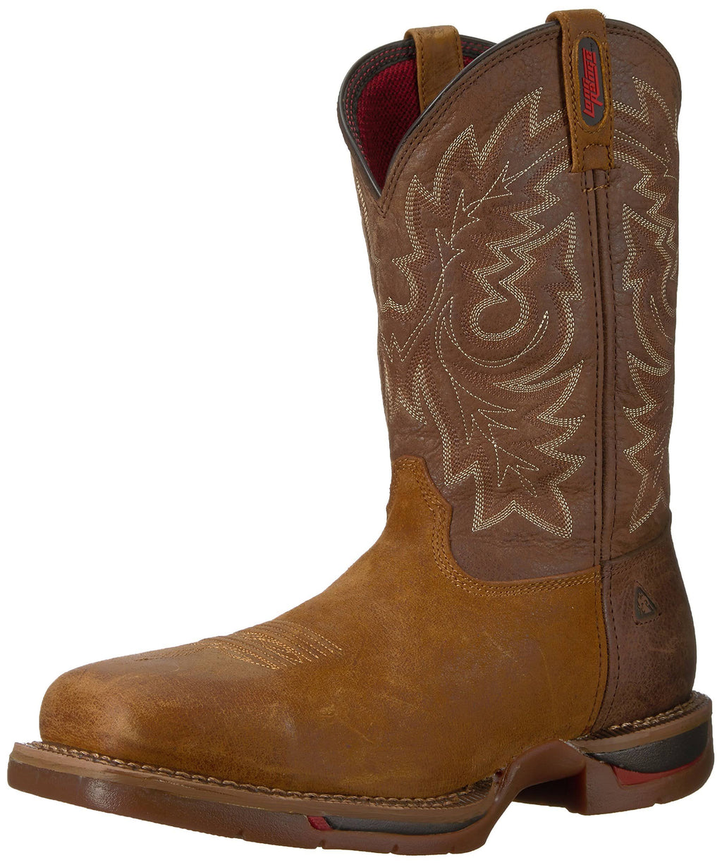Brown Carbon Fiber Toe Western Boots S7933