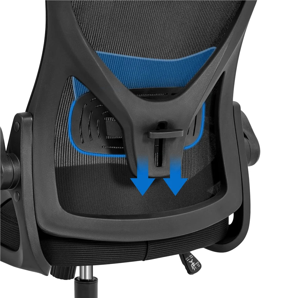 Set of 2 Black High Back Office Chair X553883