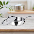 Triply Stainless Steel Frying Pan with Lid I57742
