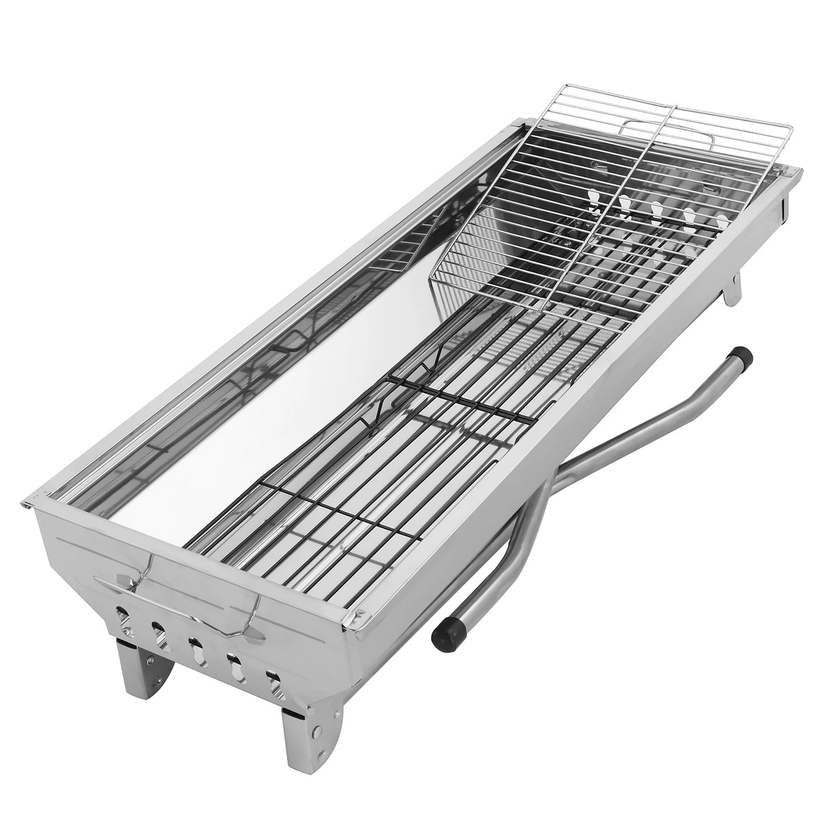 28'' Stainless Steel Charcoal BBQ Grill J939969