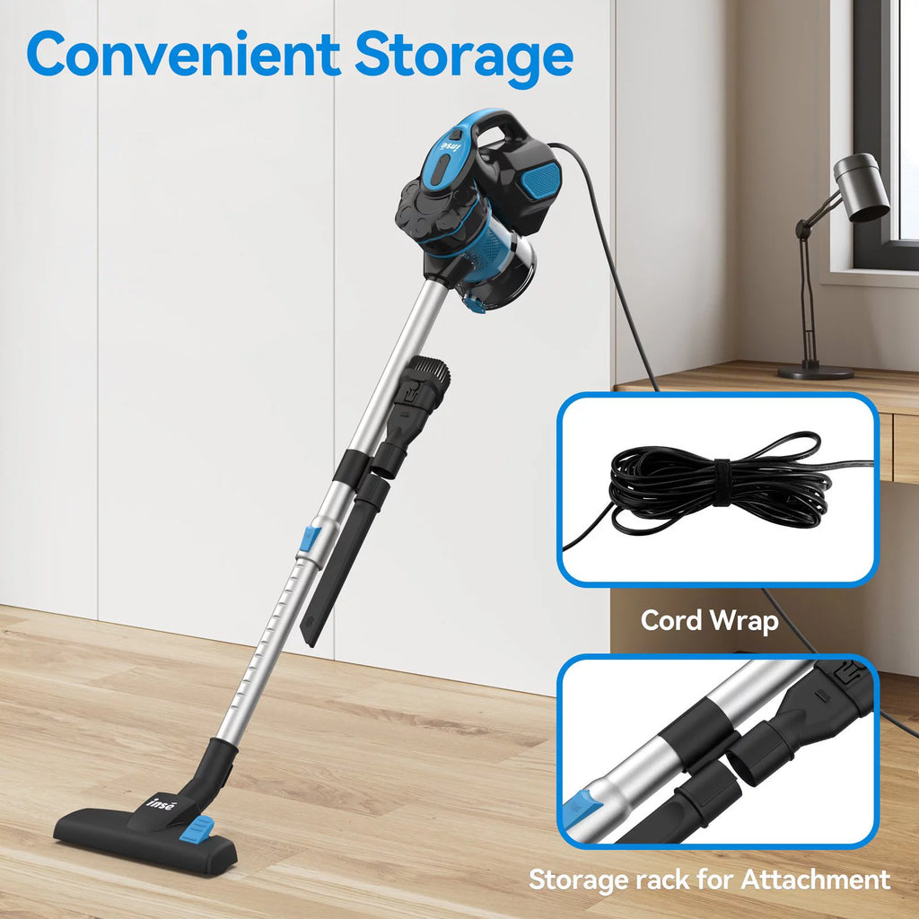 Cord Vacuum Cleaner, 18KPa 600W 3 in 1 Handheld Vacuum, Red J82569