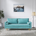 Modern Green Velvet Double Seat Sofa Z6501