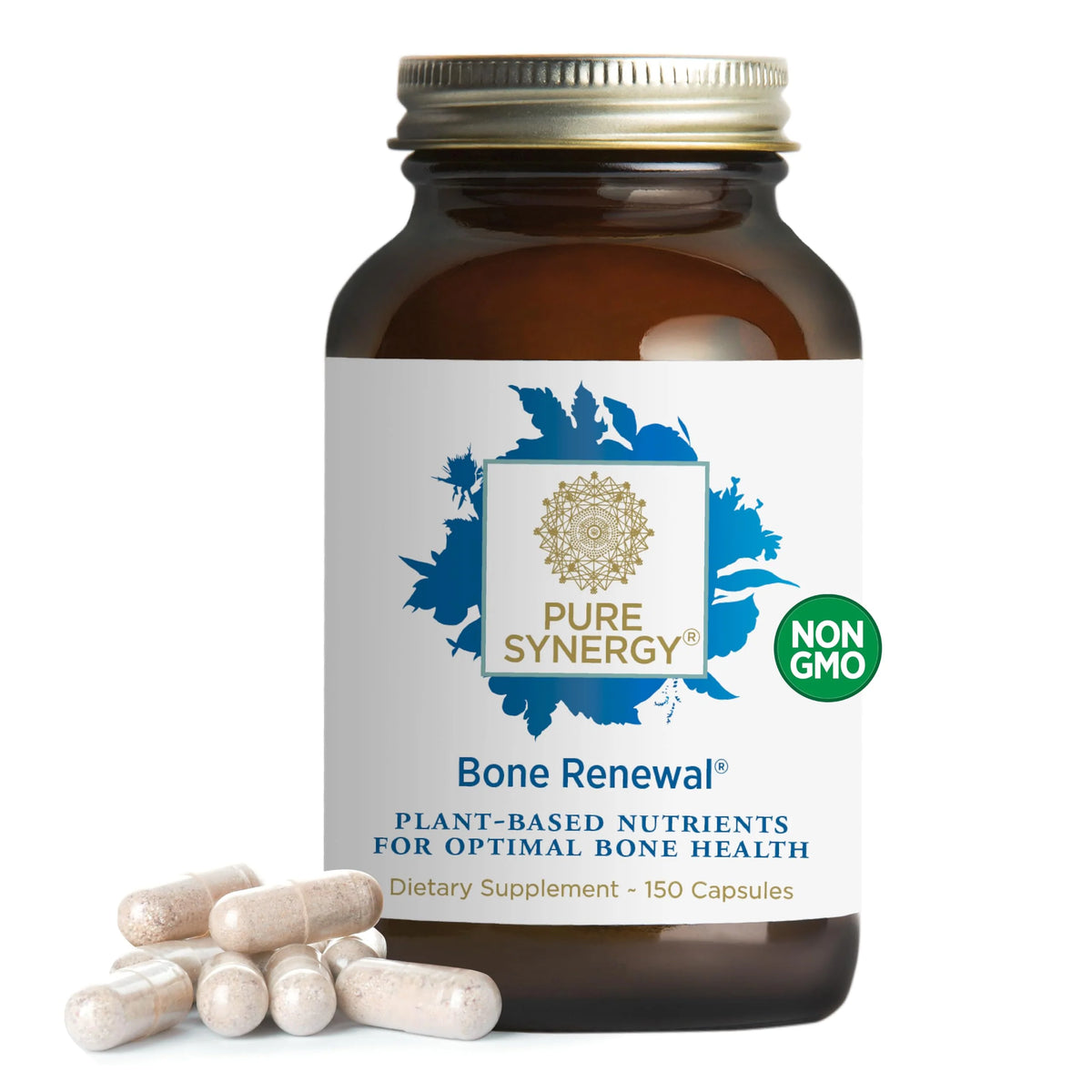 Vegan Bone Health Supplement with Calcium Vitamin D3 K2 Magnesium 150 Capsules X5111