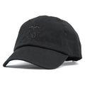Black Unstructured USMC Hat with 3D Embroidery Q997