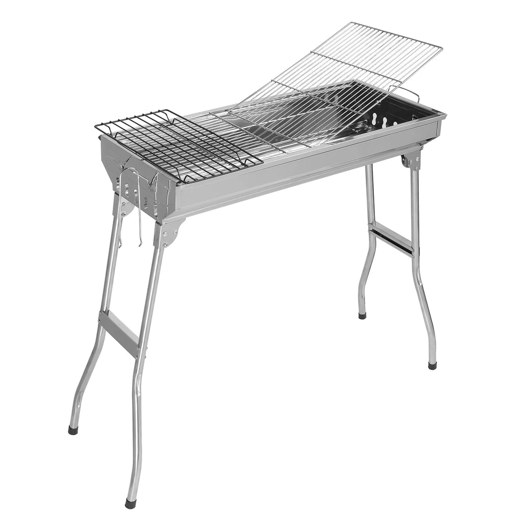 28'' Stainless Steel Charcoal BBQ Grill J939969