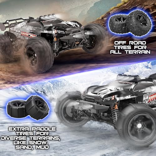1:14 Scale 4WD Off-Road RC Truck with 2 Rechargeable Batteries O6215