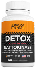 60 Capsules Nattokinase 2000 FU with Dandelion Selenium Irish Sea Moss E663