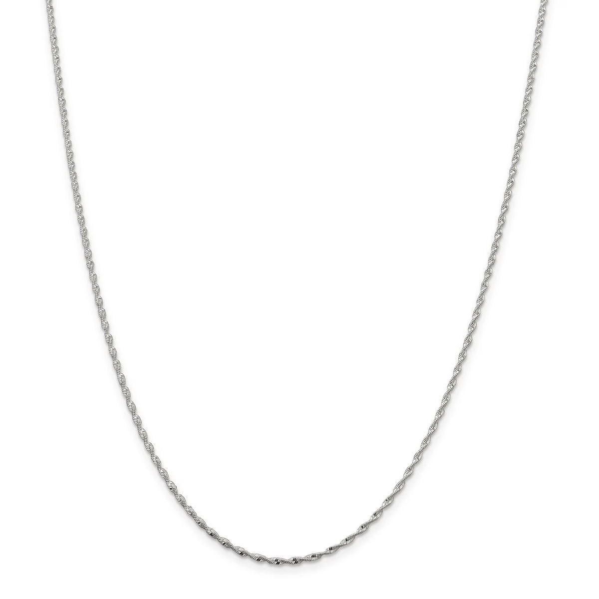 Sterling Silver Twisted Herringbone Chain D784628