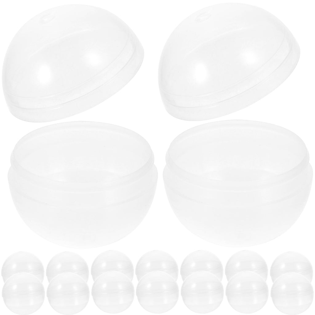 100pcs Clear Plastic Fillable Balls E788