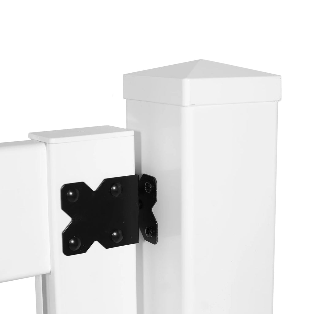 White Vinyl Picket Fence Gate Z27996