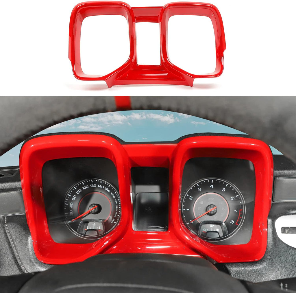 Red Dashboard Cover Panel Trim Decoration Pack of 2 H64798