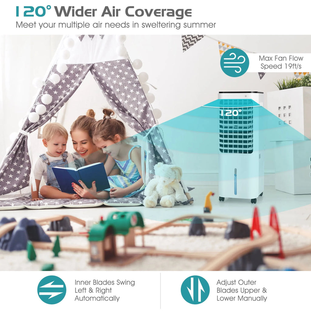 Portable Evaporative Air Cooler with Remote Control O110