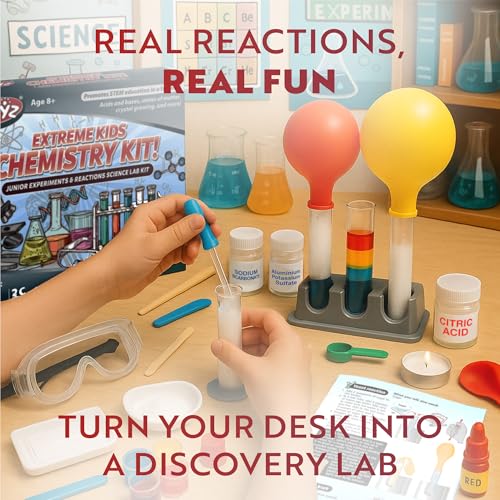 52 Unique Experiments Chemistry Set J8893