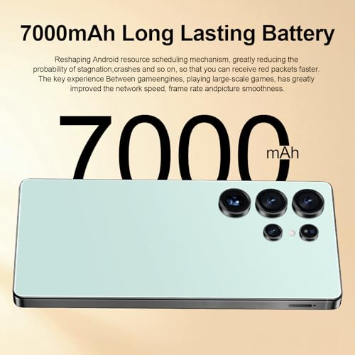 Unlocked Android Phone 6.99" AMOLED 7000mAh 8GB RAM 256GB Blue I970