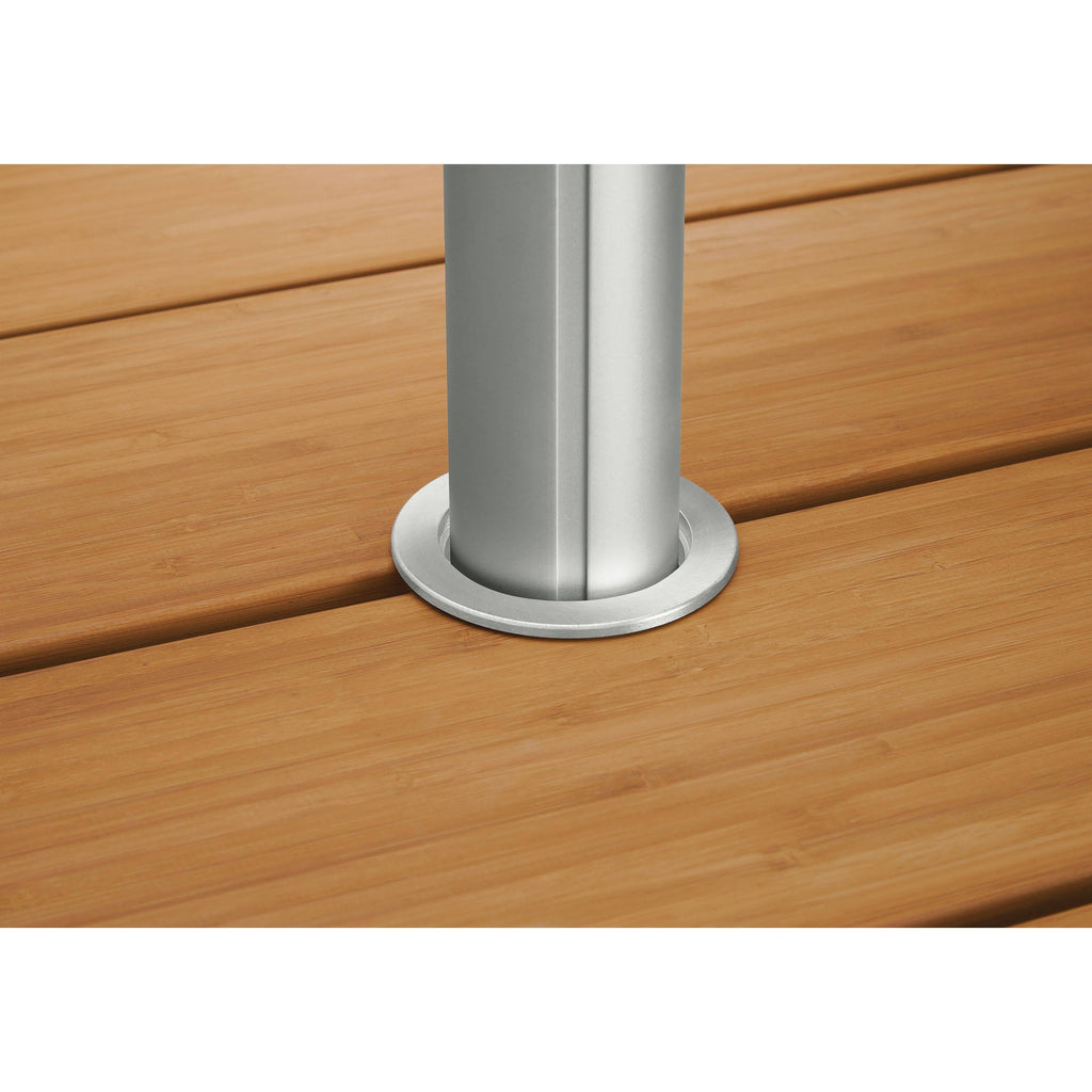Orange Recycled HDPE Parsons Patio Table G88807