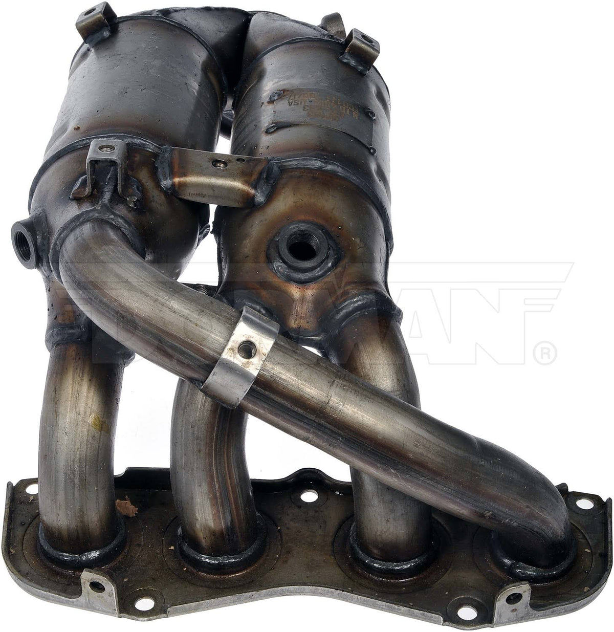 Catalytic Converter with Integrated Exhaust Manifold F7580