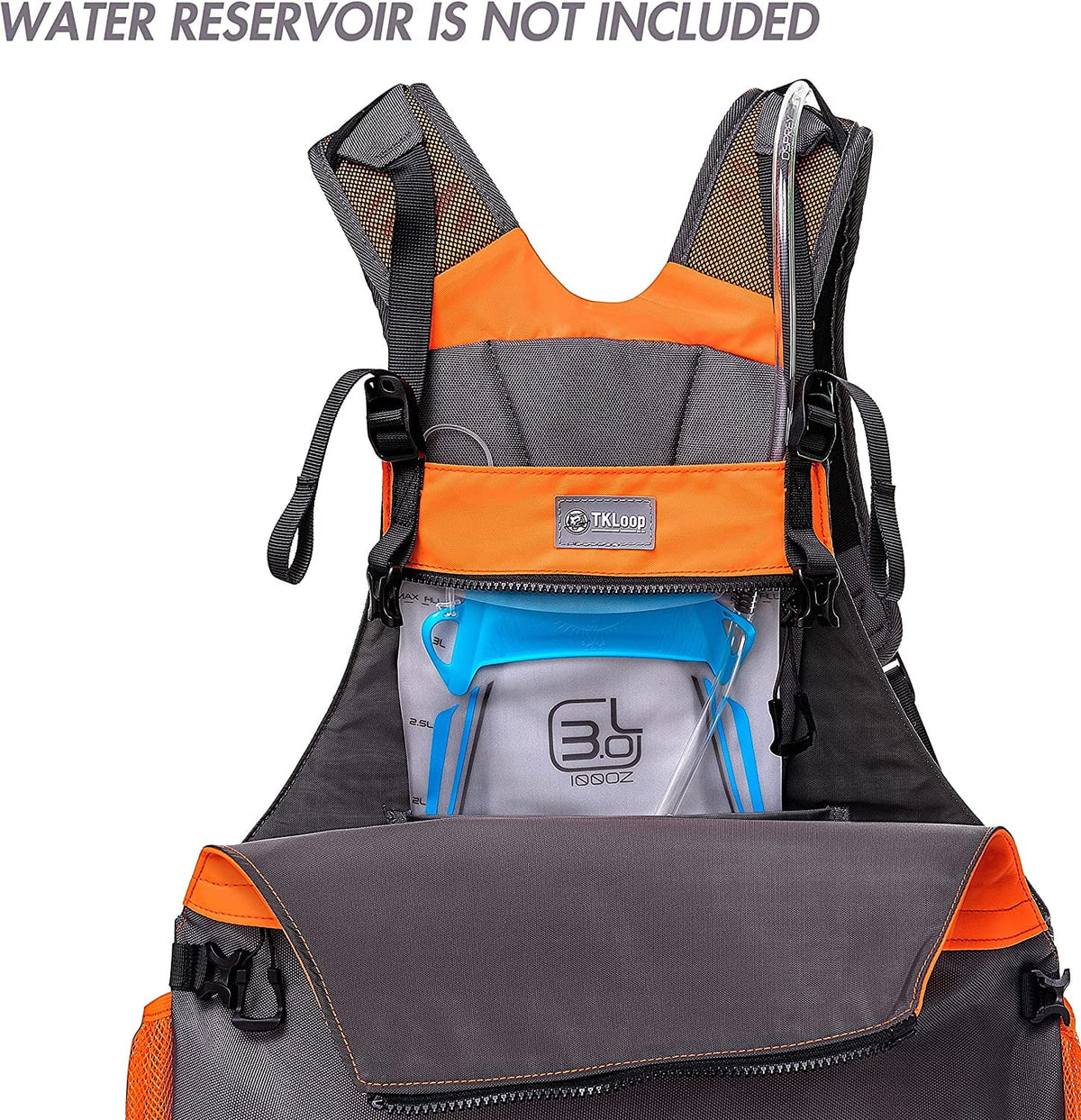 Orange Grey Upland Hunting Vest with Blood-Proof Lining P66548