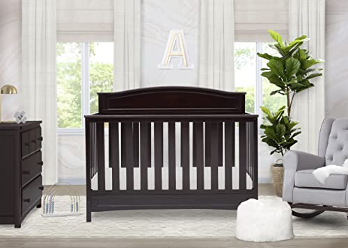 White 4-in-1 Convertible Baby Crib T9913