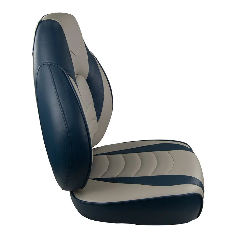 Blue/Grey High Back Seat J9672
