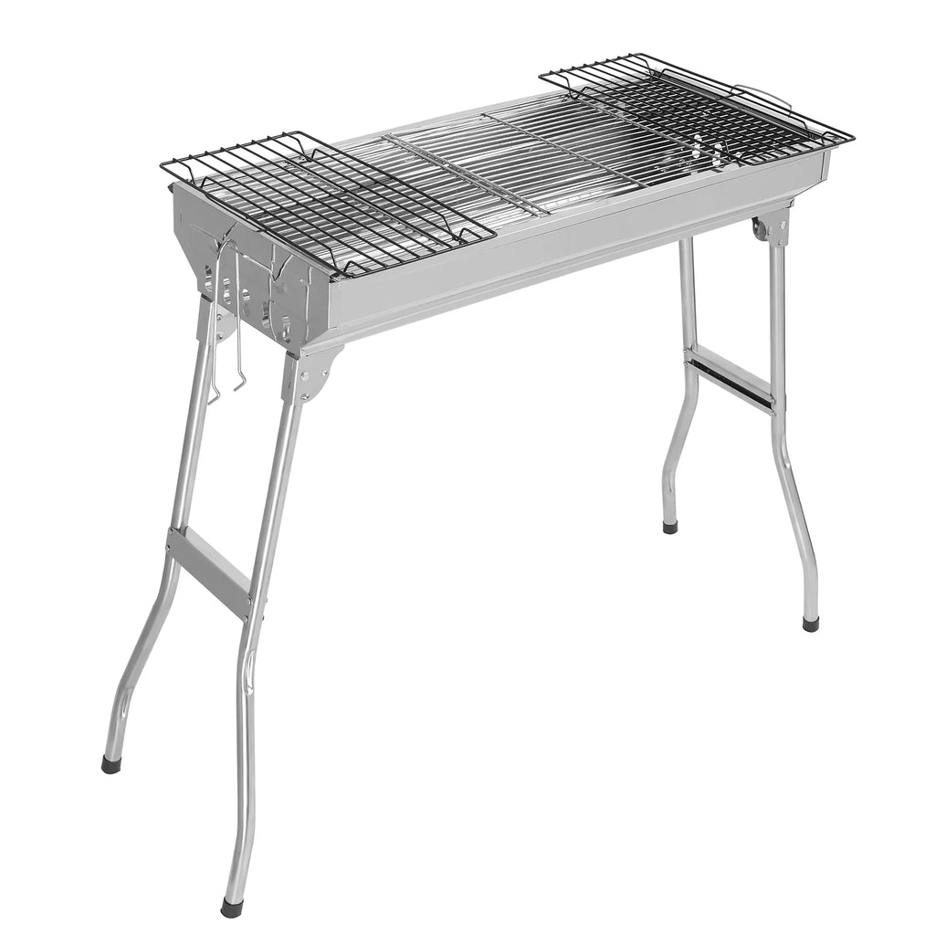 28'' Stainless Steel Charcoal BBQ Grill J939969