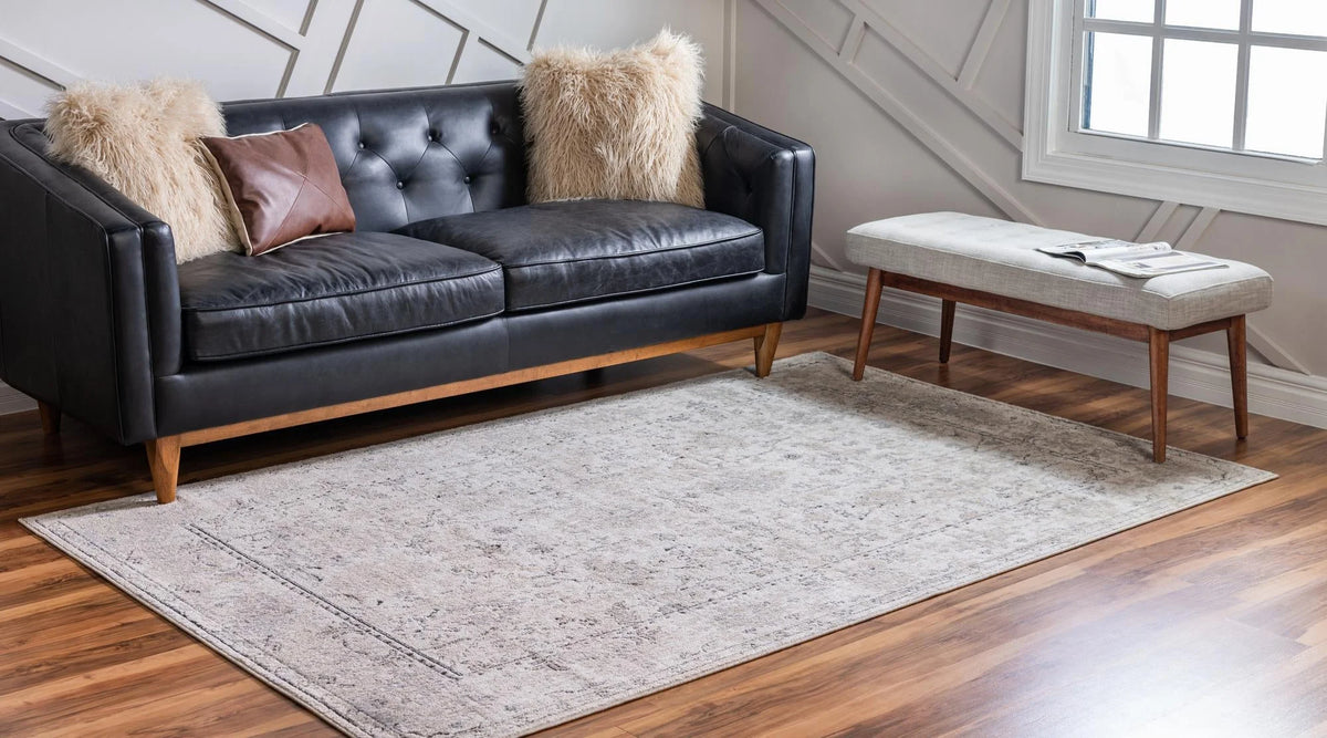 Ivory Low-Pile Rug P84964