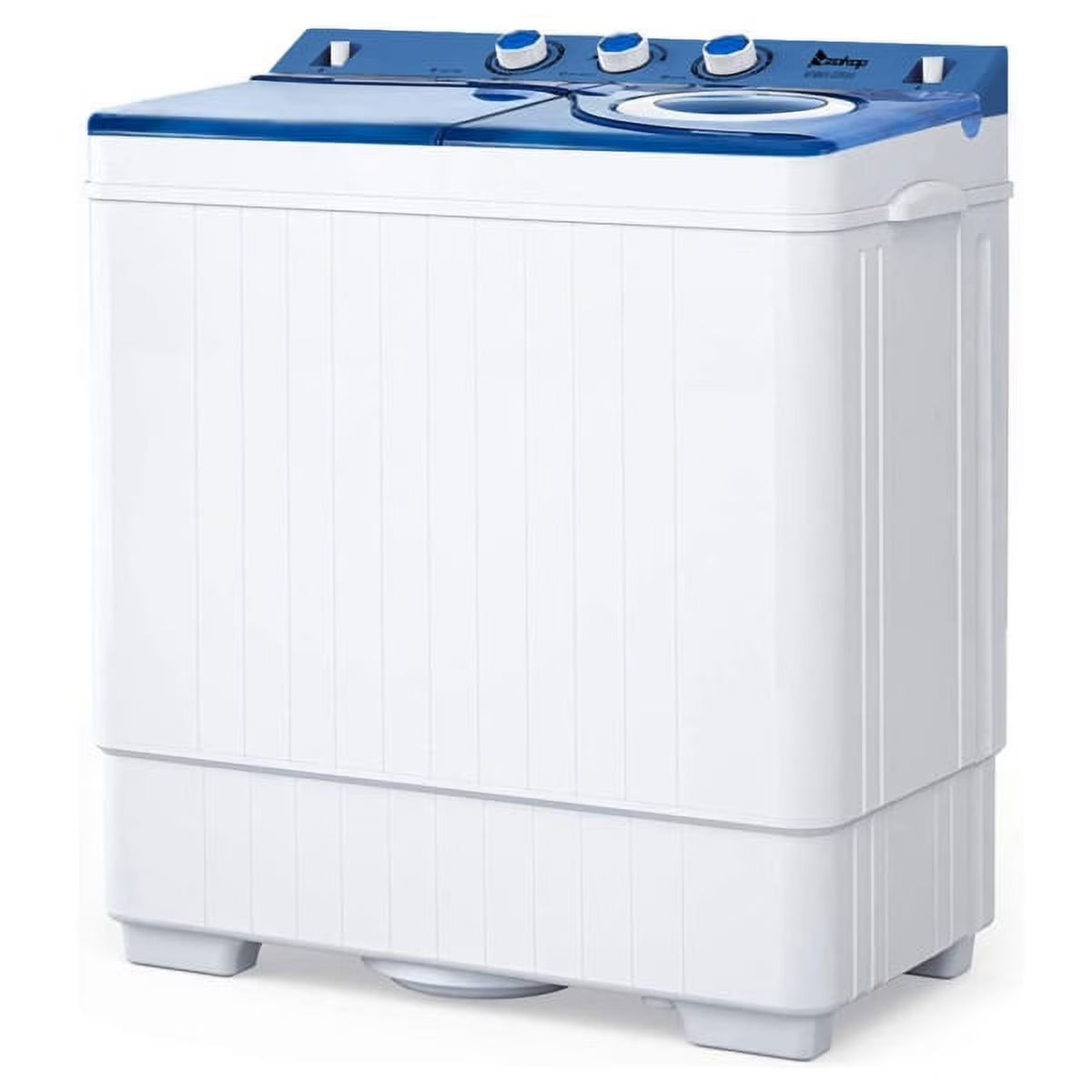 Semi-automatic Twin Tub Washing Machine, White&Blue T459975