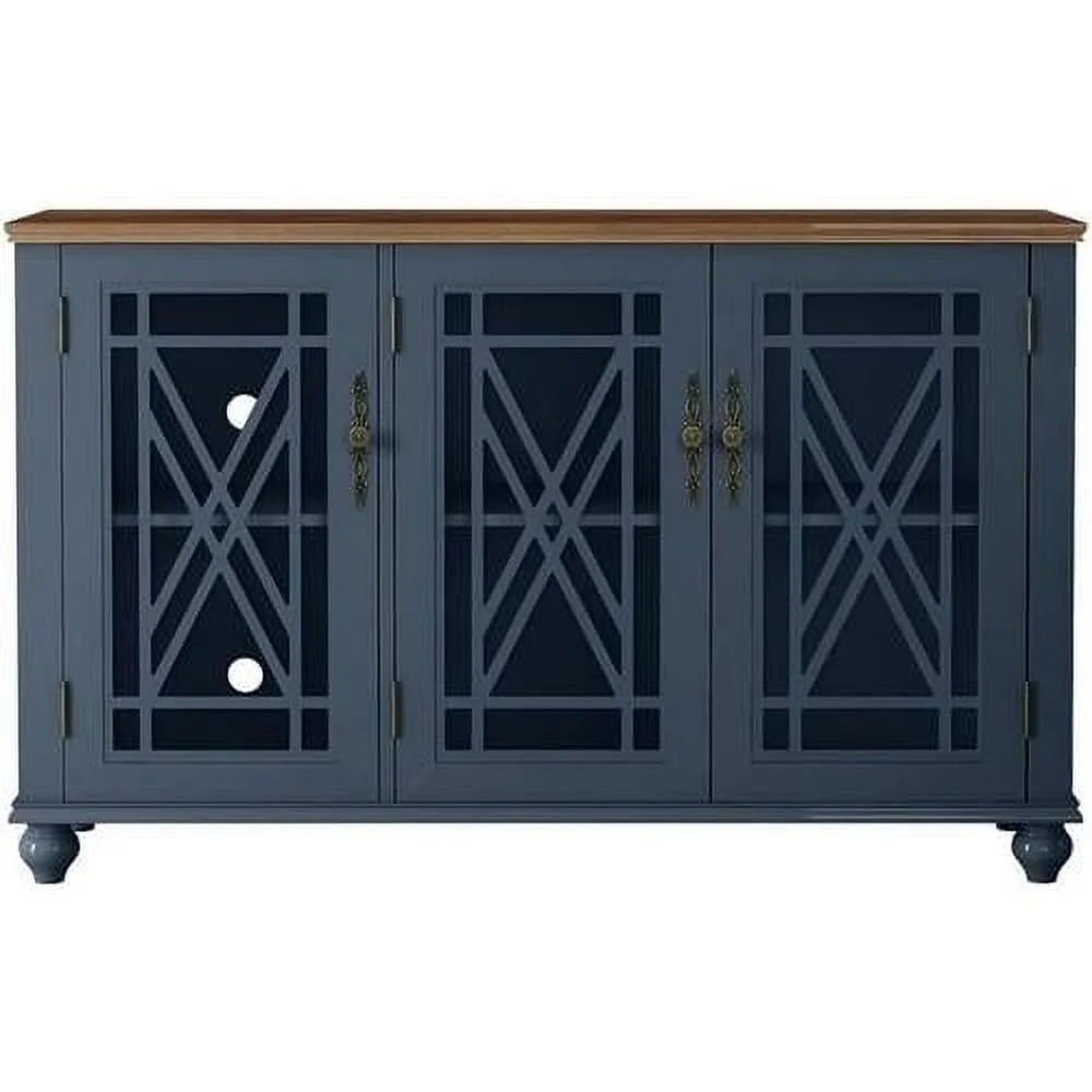 Vintage Wood Kitchen Accent Buffet Sideboard Cabinet D8417