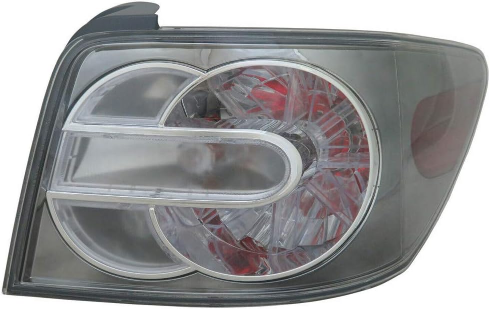 Passenger Side Tail Light Assembly for Mazda CX-7 2007 2008 2009 K14332